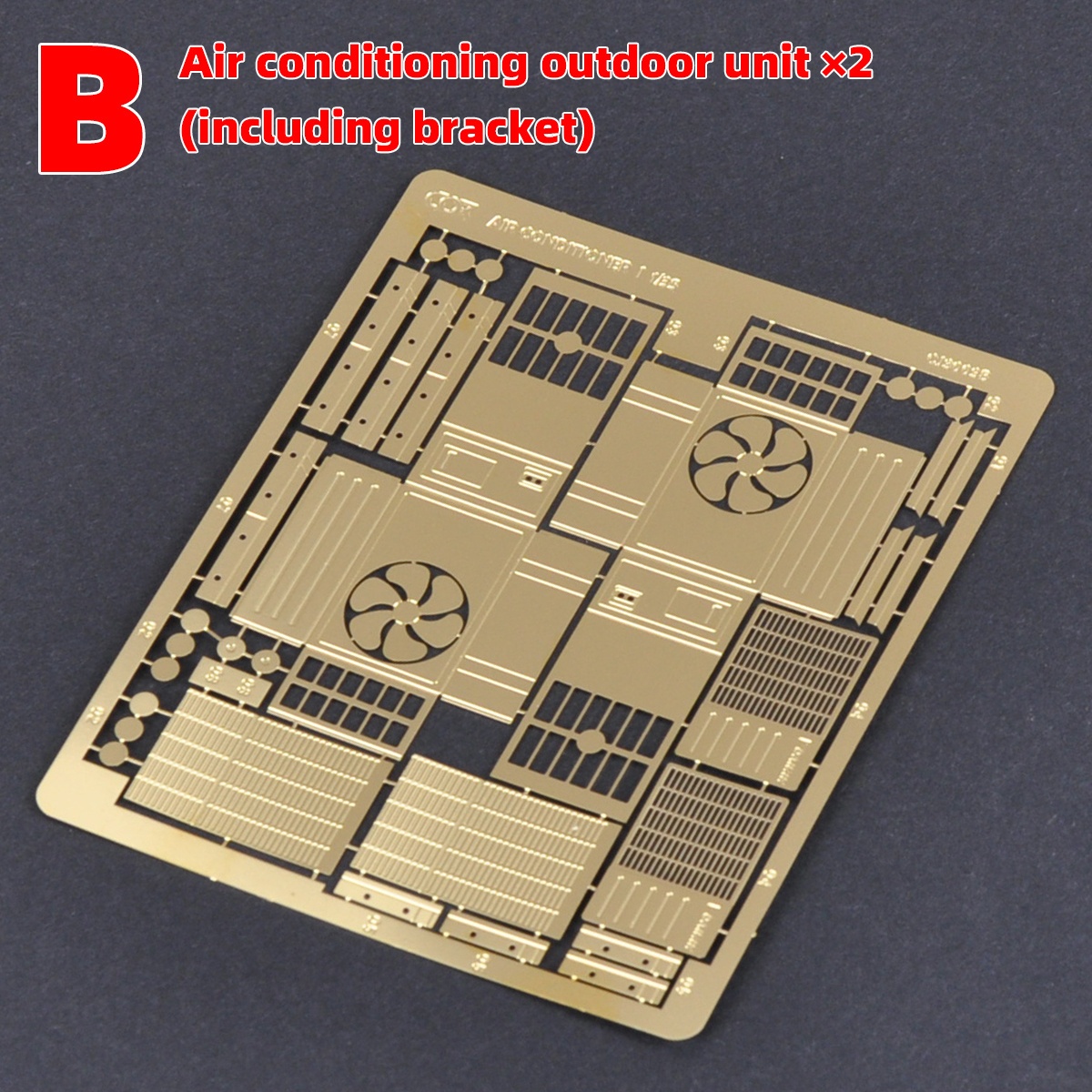 1/35 Scale Model Kit, Photo Etch Building Window